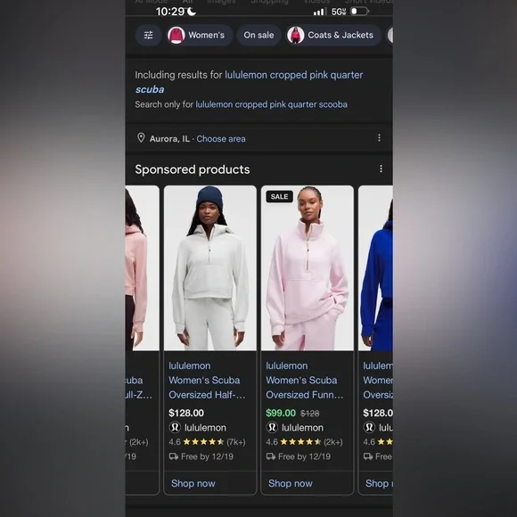 lululemon athletica Light Pink quarter zip hoodie- SEE PHOTOS FOR ALL DETAILS - Picture 11 of 12